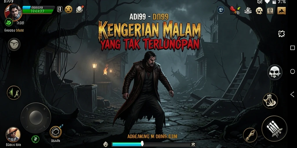 Screenshot ADI99 menampilkan suasana horor yang menegangkan dan mencekam.