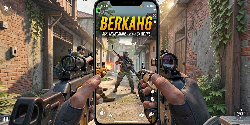 Tangkapan layar menampilkan aksi mendebarkan dalam gameplay FPS di BERKAH6.