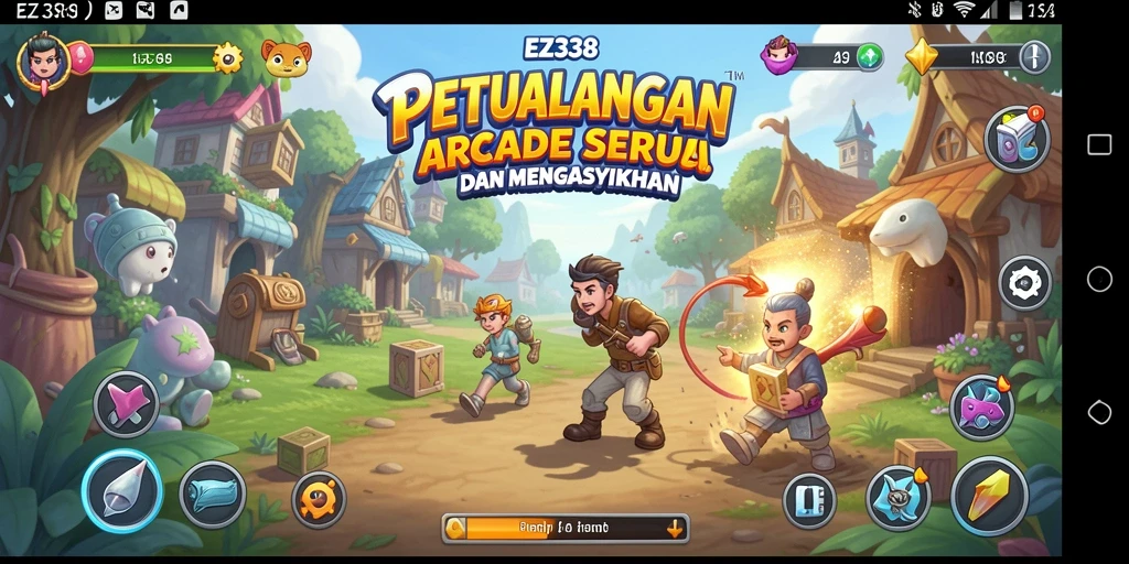 Tampilan gameplay menegangkan dan mengasyikkan dari EZ338.