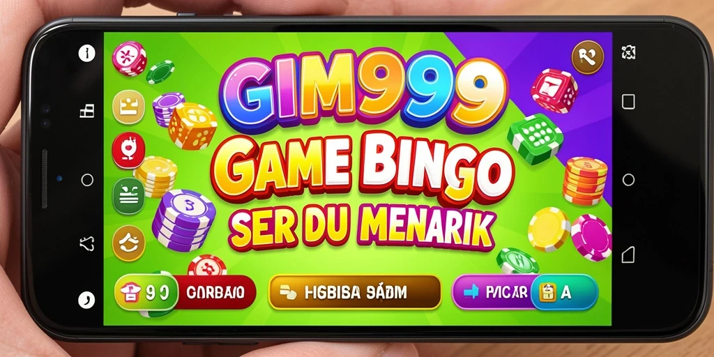 Gameplay GIM999 yang seru dengan fitur Bingo menarik.